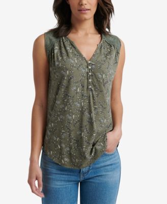 macys lucky brand tops