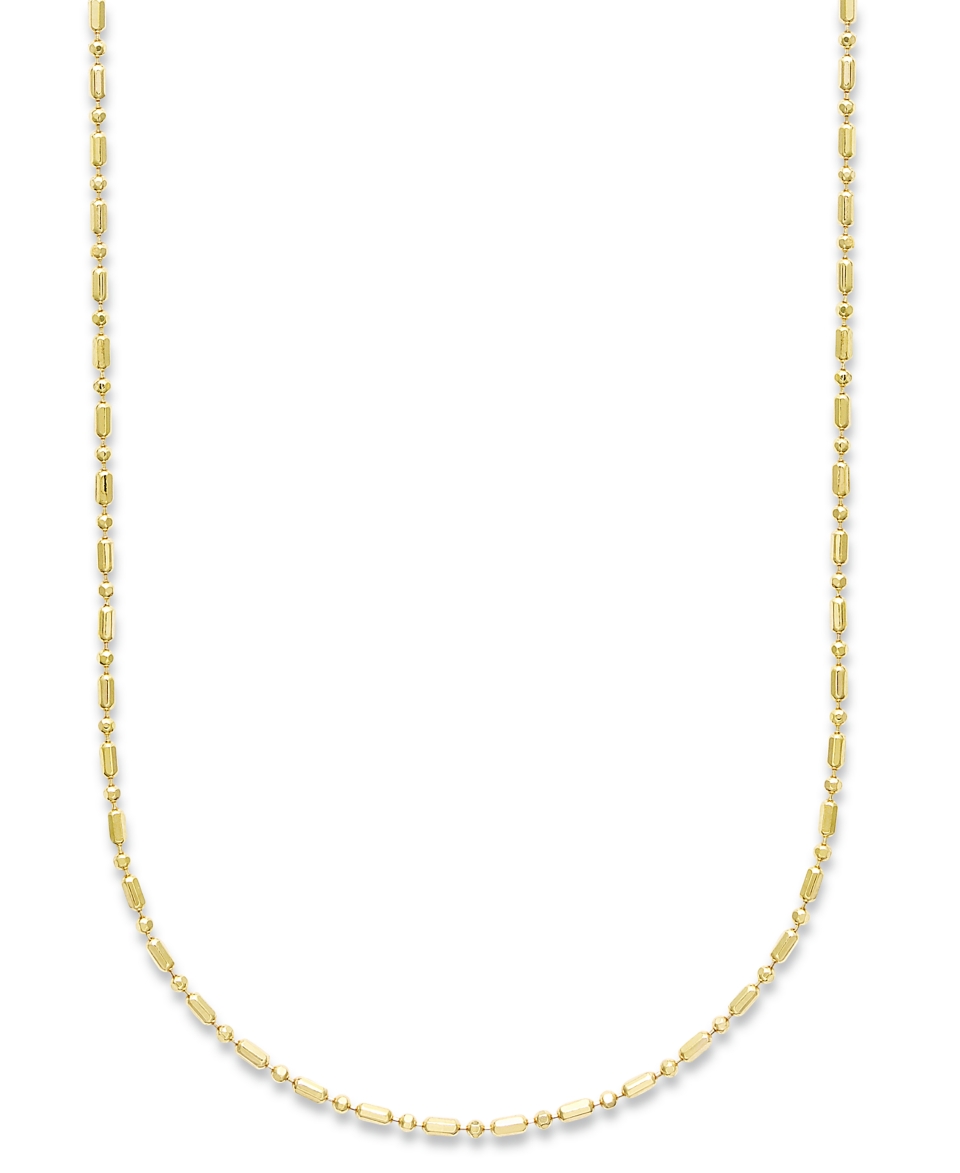 Giani Bernini 24k Gold Over Sterling Silver Necklace, 20 Dot Dash