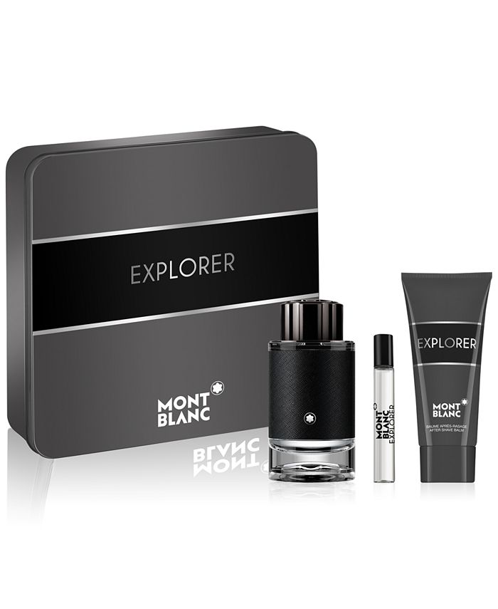 Montblanc Explorer Eau De Parfum 3 Pc Gift Set Created For Macy S Reviews All Perfume Beauty Macy S