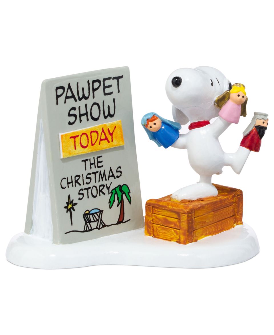 Department 56 Collectible Figurine, Peanuts Village Snoopys Christmas