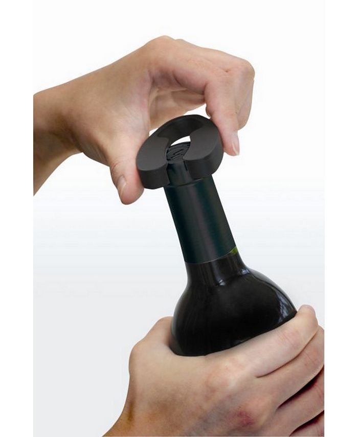 Ozeri Pro Electric Wine Bottle Opener with Pourer, Stopper and Foil