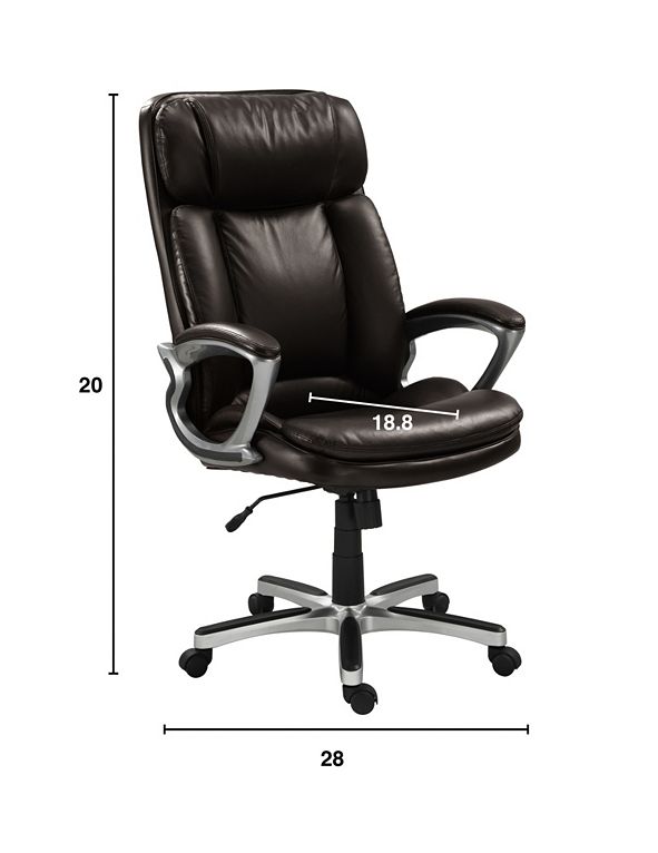Serta Big and Tall Executive Office Chair & Reviews ...