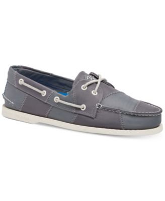 sperry gray boat shoes