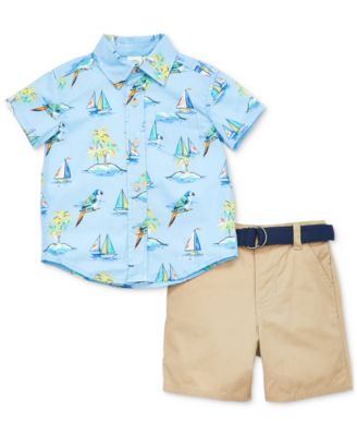 baby boy tropical outfit