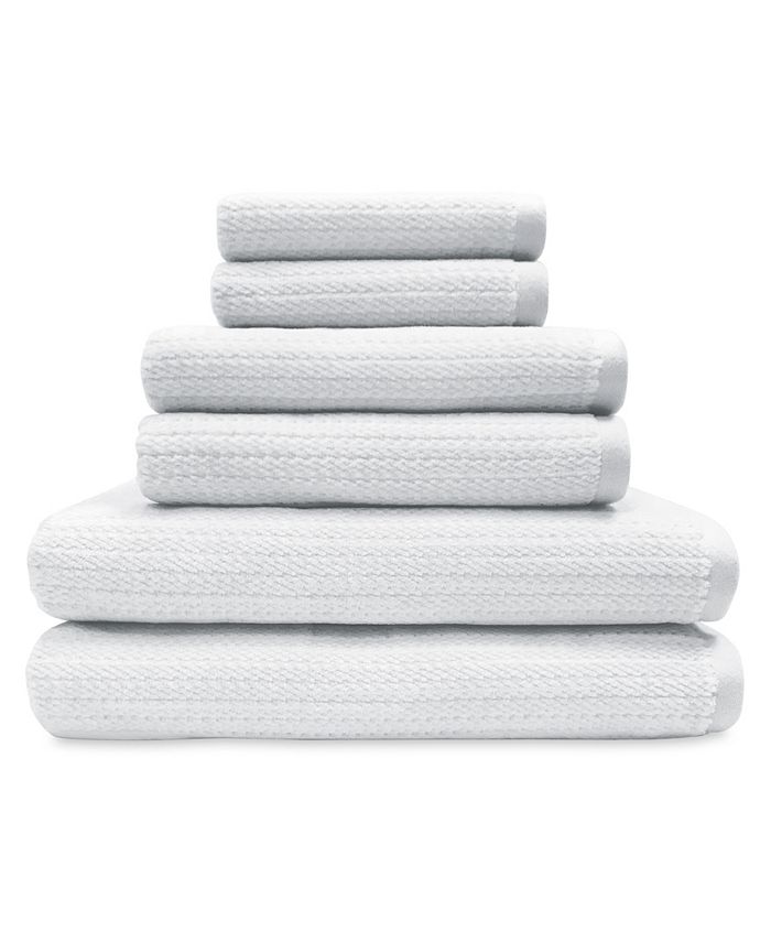 Peri Home Mingled Stripe 6Pc. Towel Set & Reviews Bath Towels Bed