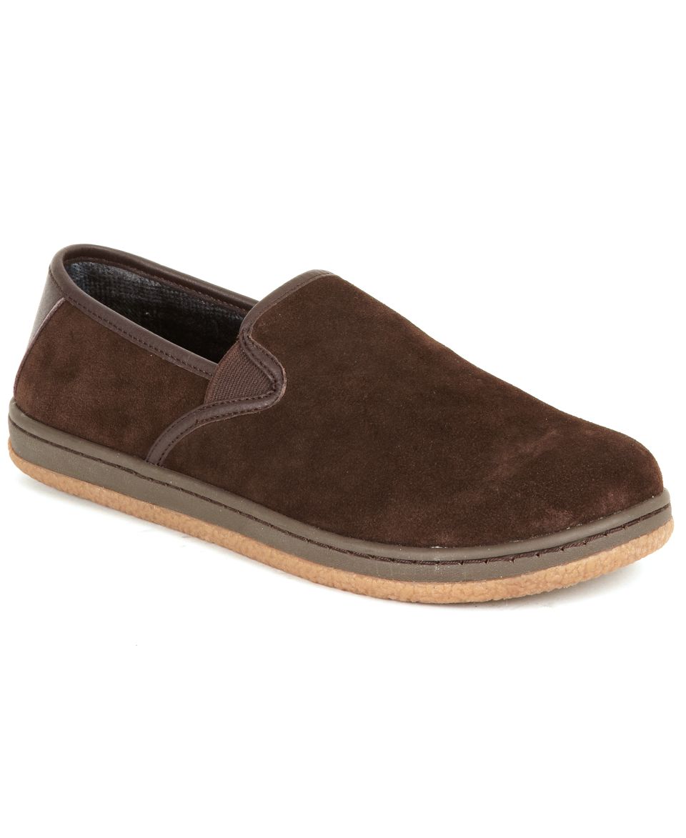 Evans Slippers, Lars Flannel Slippers   Mens Shoes