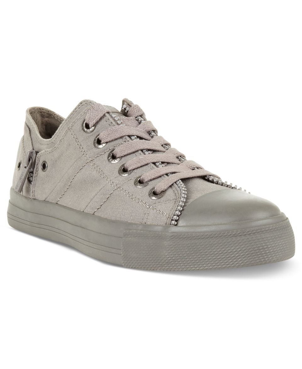 Levis Shoes, Zip Ex Lo Canvas Lace Up Sneakers