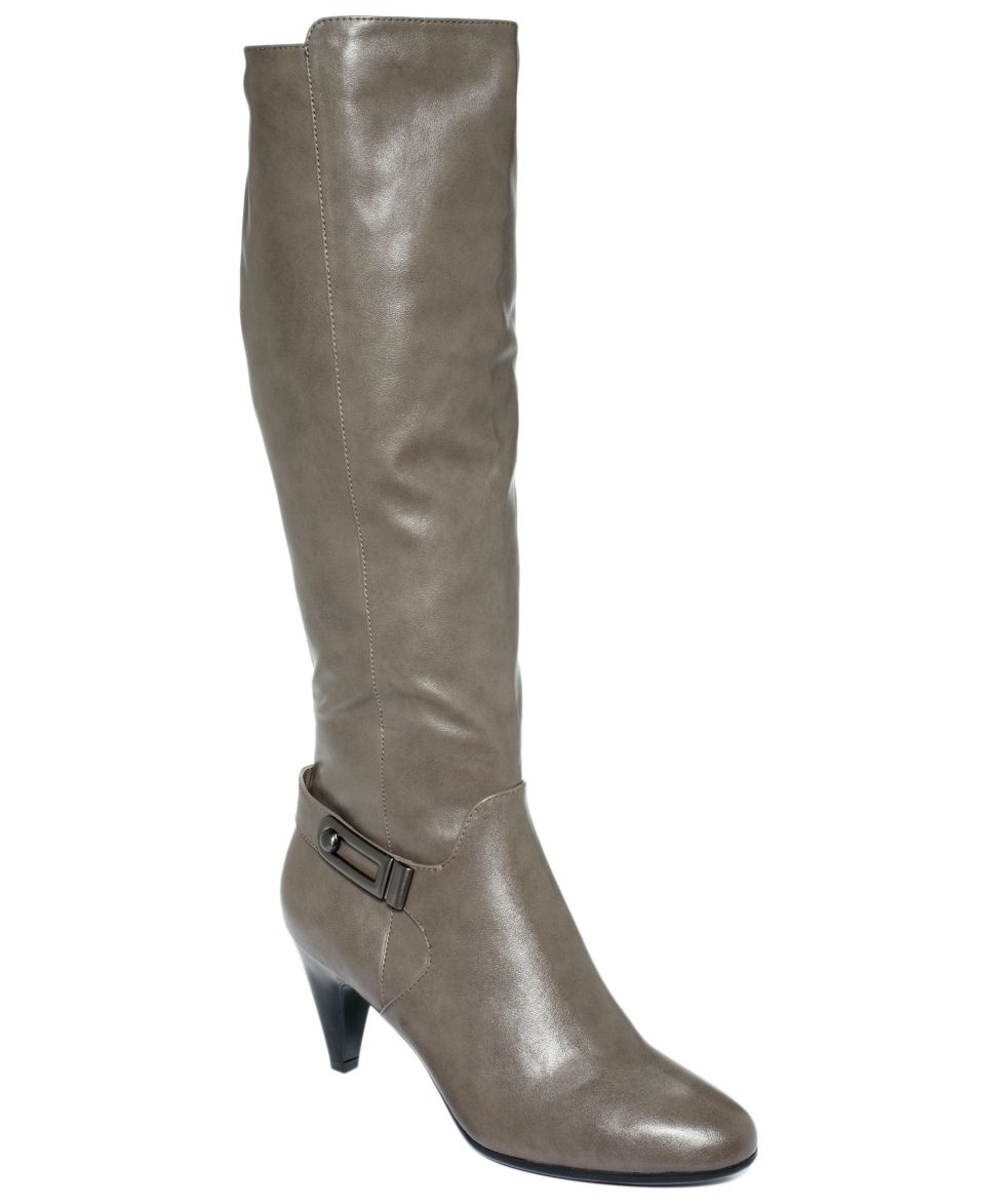 Alfani Womens Shoes, Judith Step N Flex Wide Calf Tall Dress Boots