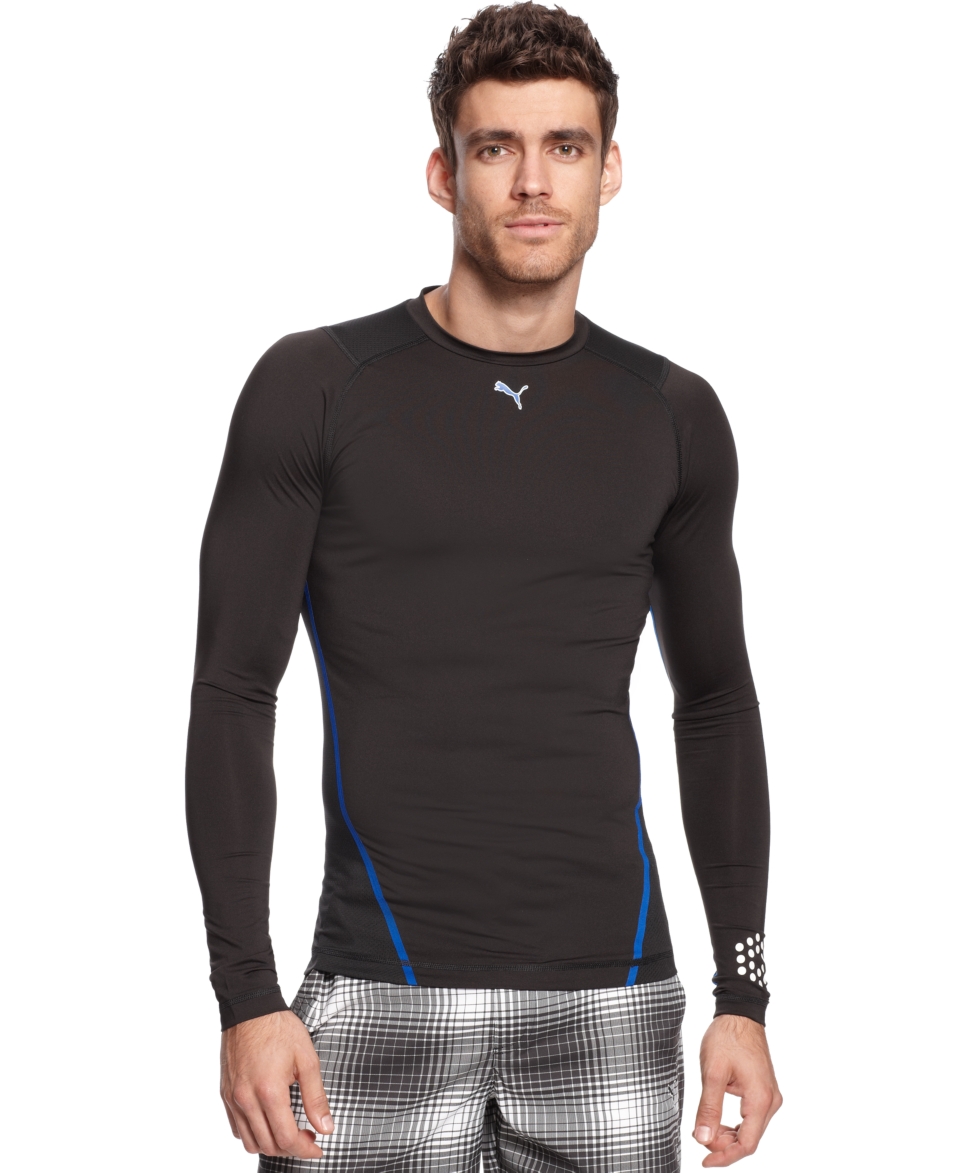 Puma Running Shirts, Multi Poly USP Dry Performance Running Shirts