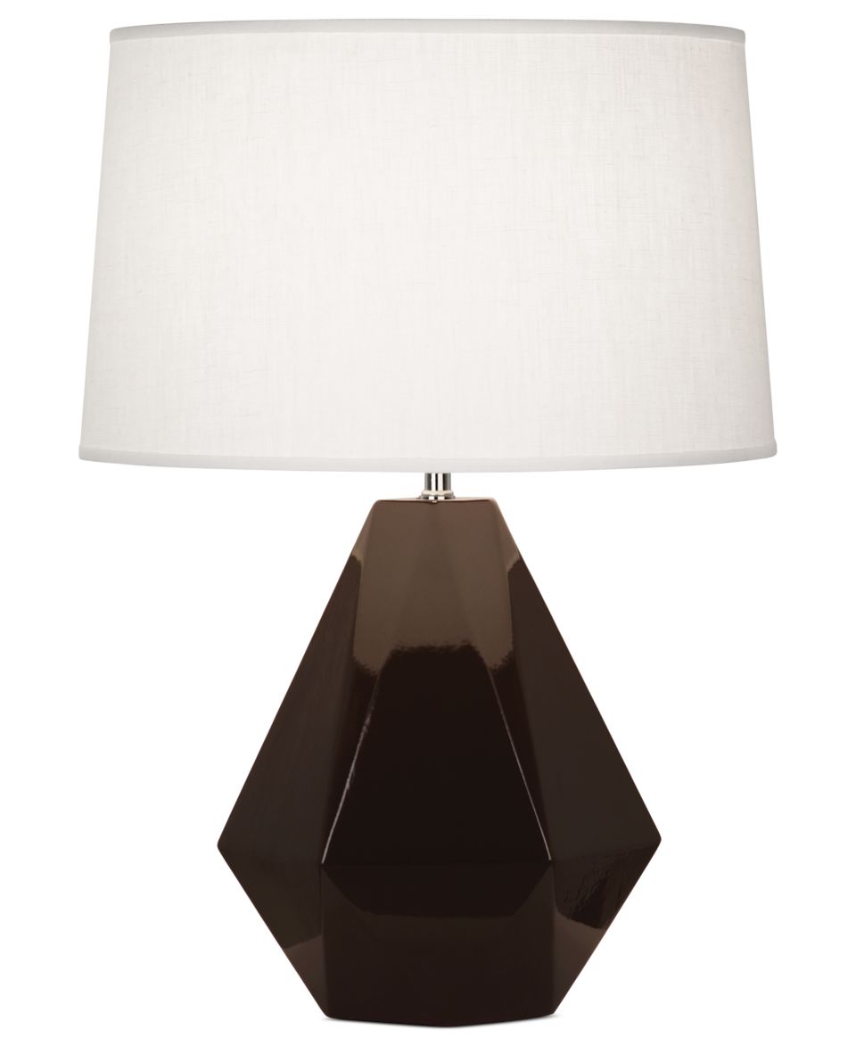 Robert Abbey Table Lamp, Delta Chocolate