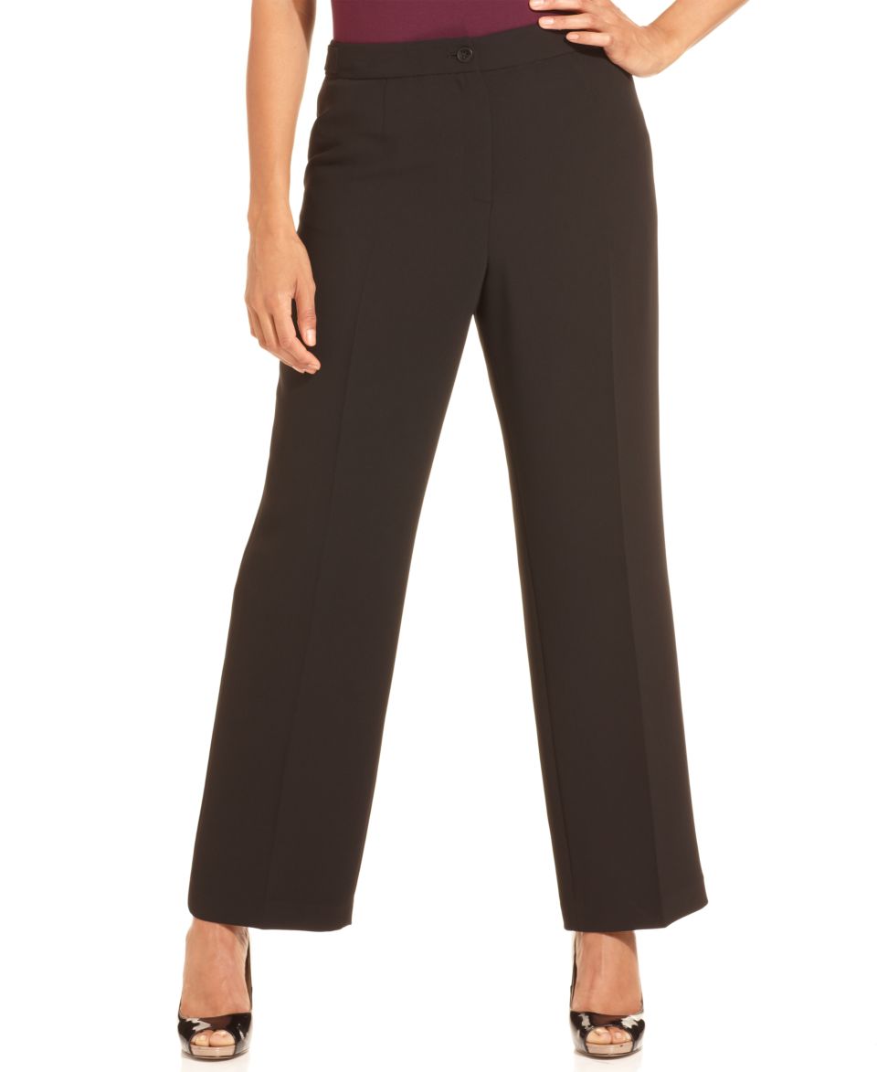 Jones New York Collection Plus Size Pants, Extended Tab   Plus Size