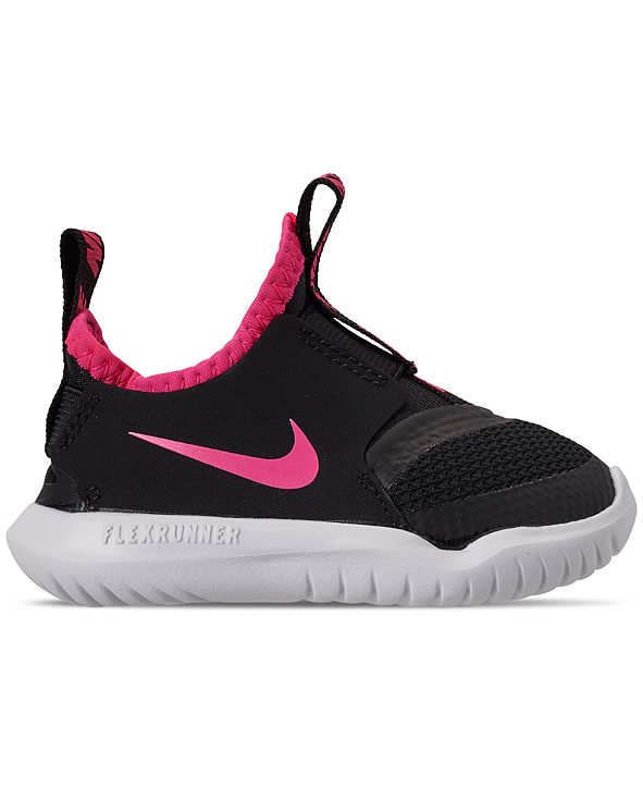 Nike Toddler Girls' Flex Runner Slip-On Athletic Sneakers from Finish ...