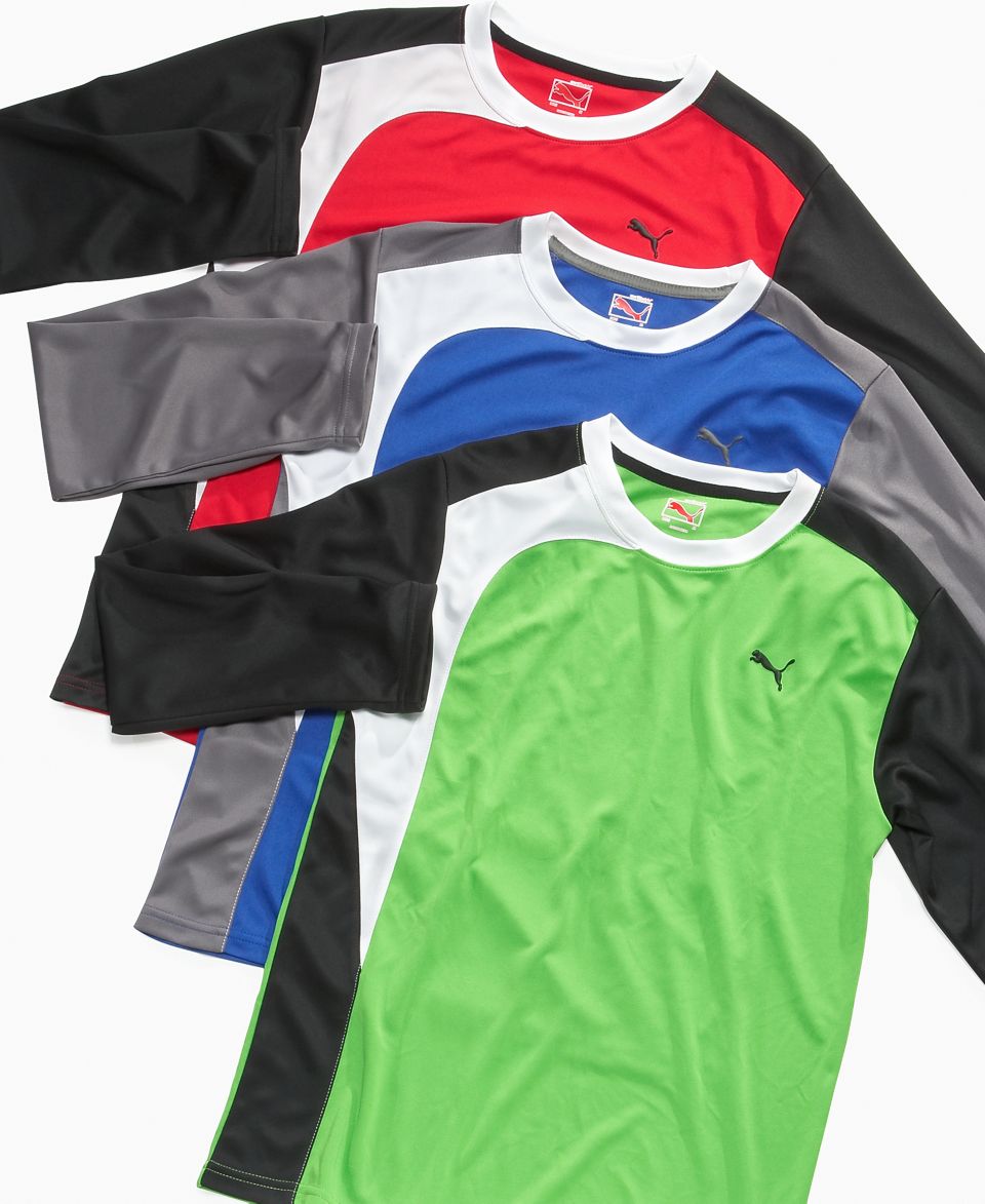 Puma Kids Shirt, Little Boys Contrast Shirt