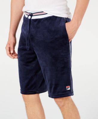 fila velour shorts