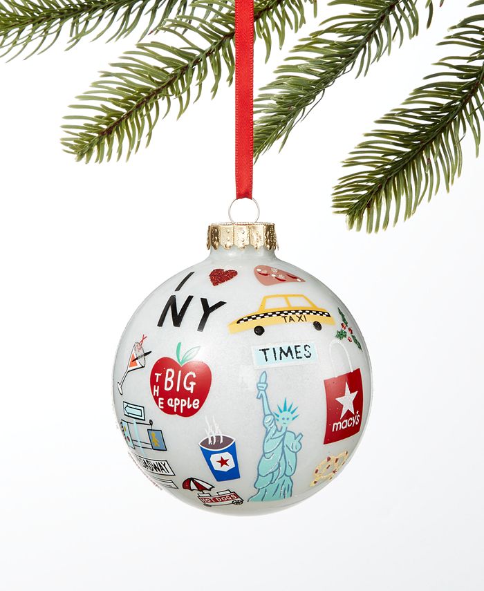 Holiday Lane New York Macy's NYC Ball Ornament, Created for Macy's