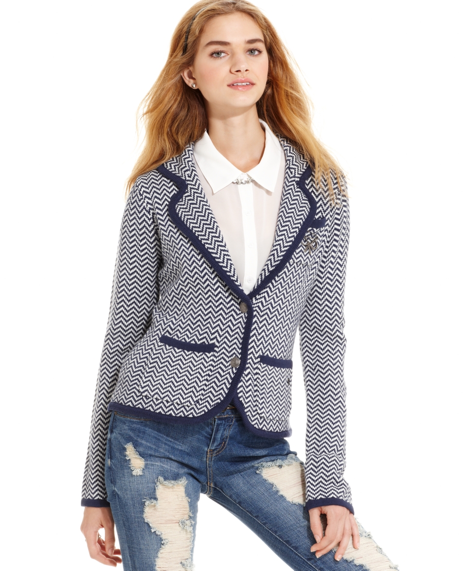 blazer three quarter sleeve ponte knit orig $ 49 00 32 99