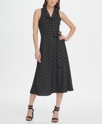 a line midi shirt dress