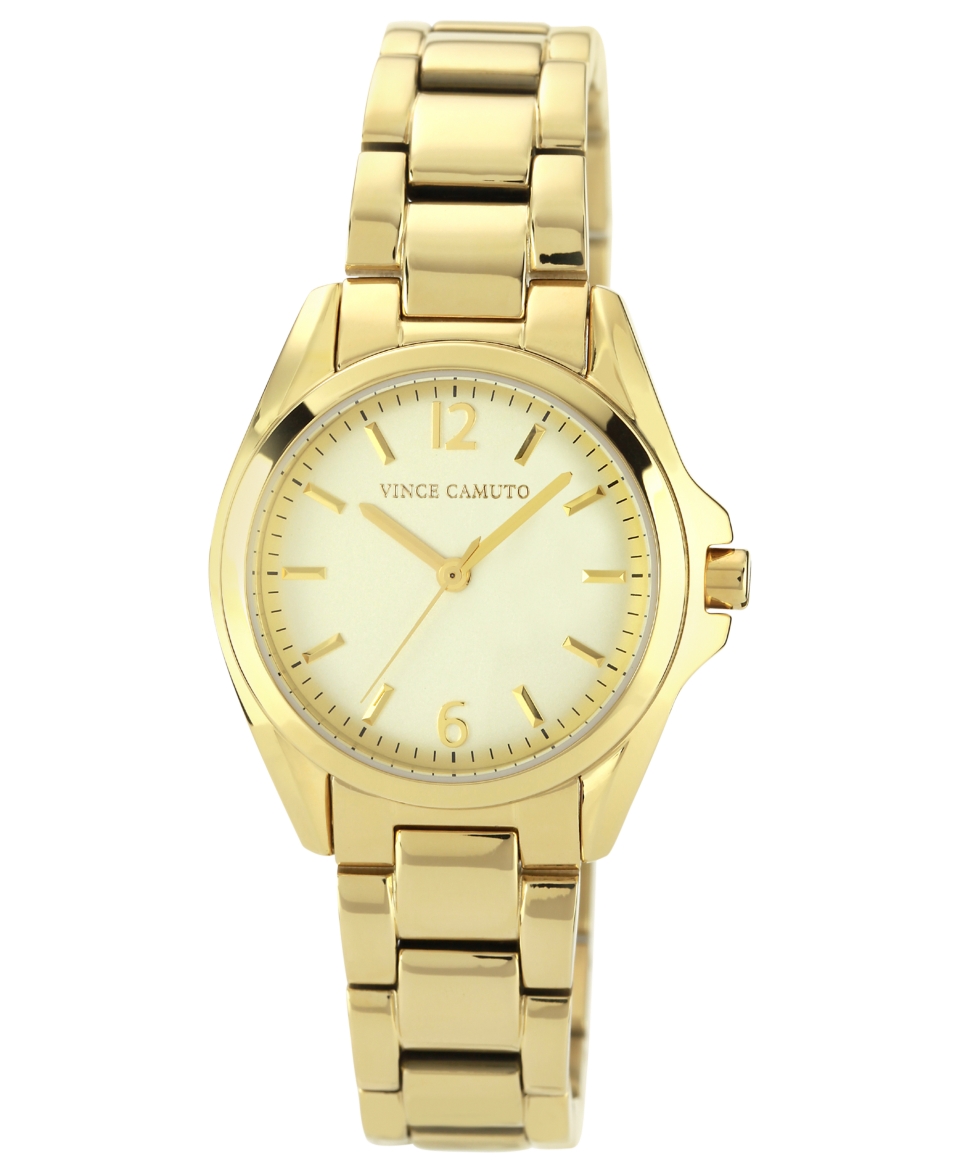 Vince Camuto Watch, Womens Gold Tone Stainless Steel Bracelet 30mm VC