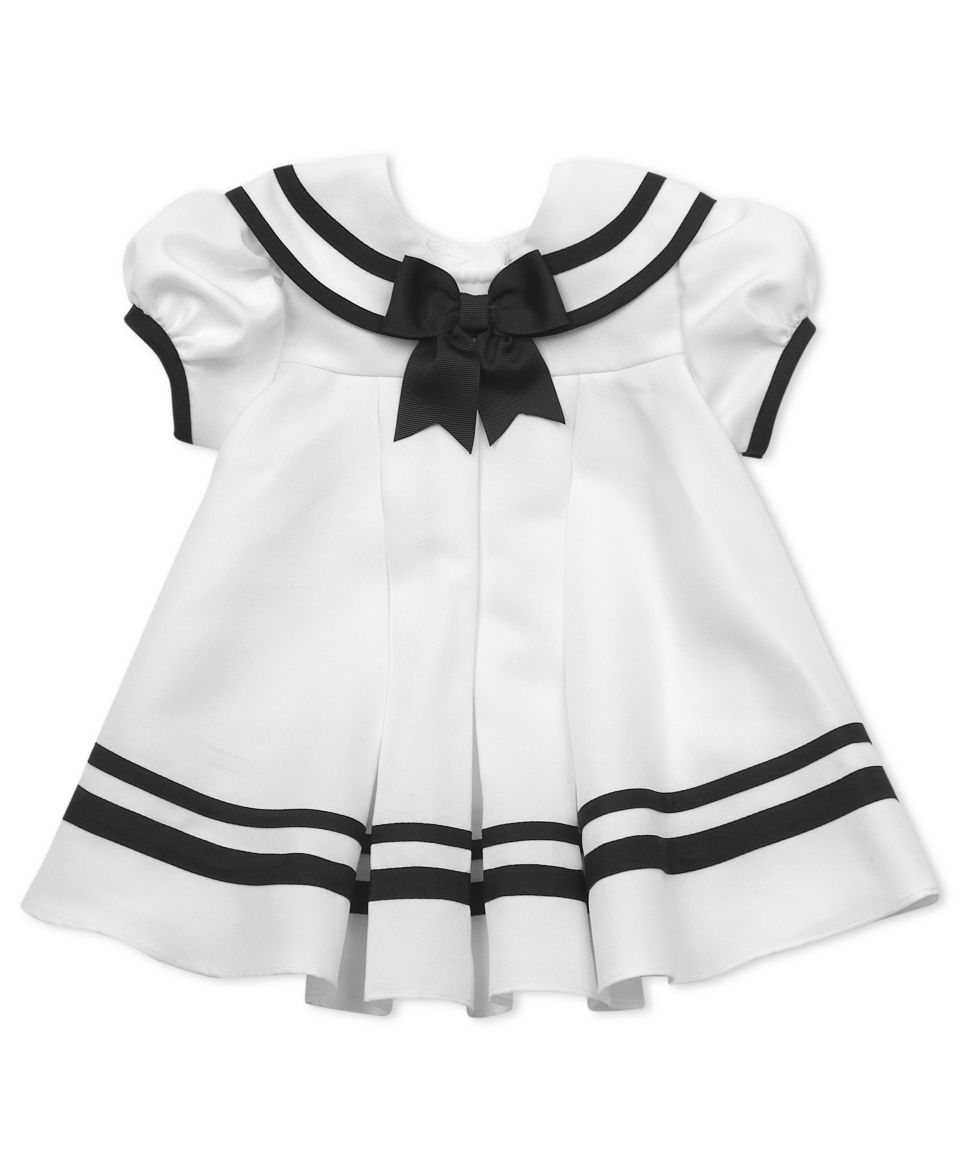 Rare Editions Baby Dress, Baby Girls Nautical Sailor Dress with Hat   Kids