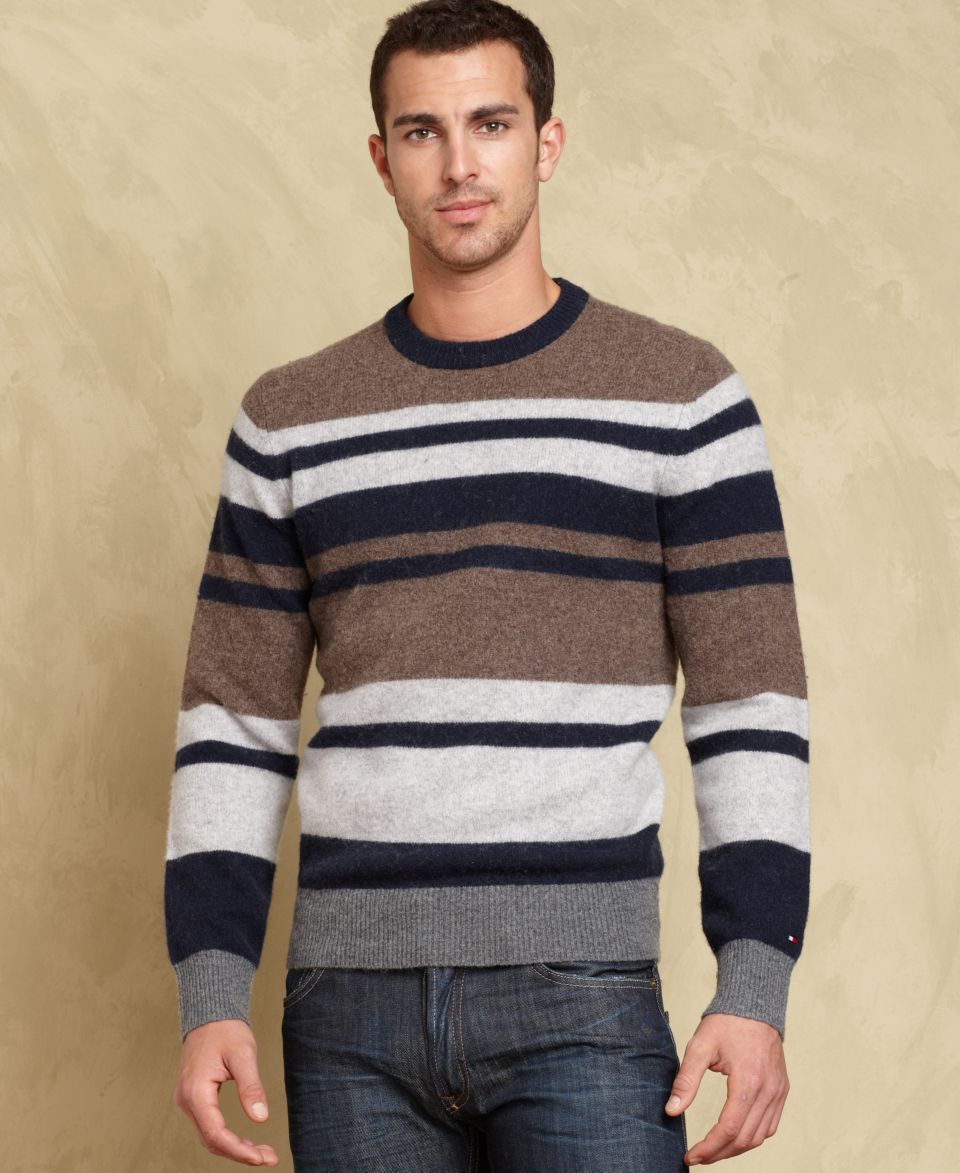 Tommy Hilfiger Sweater, Bastian Stripe Crewneck Sweater  European