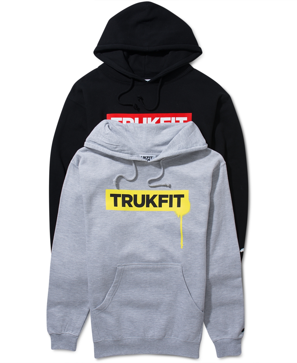 Trukfit Hoodie, Drip Graphic Pullover Hoodie