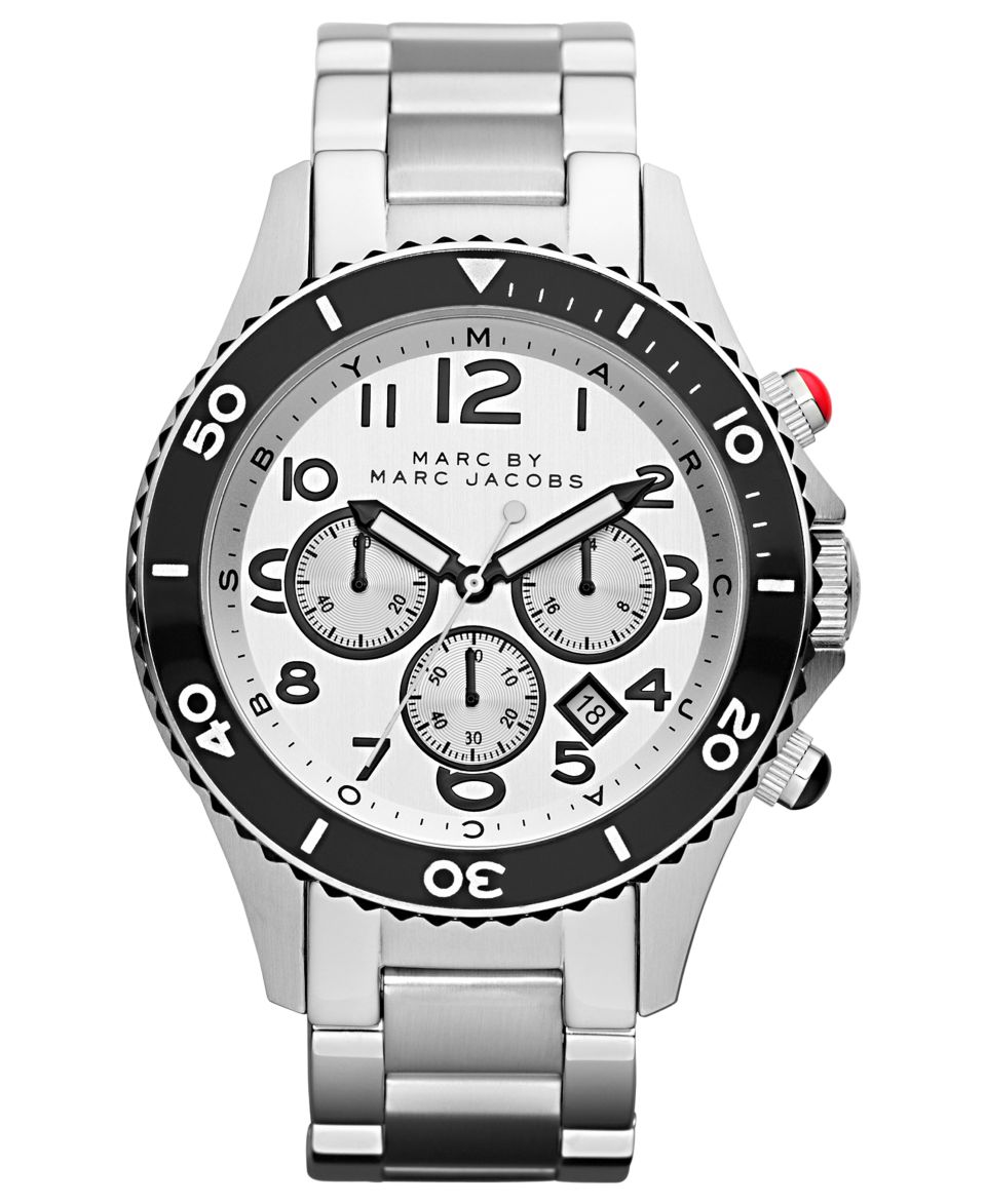 Marc by Marc Jacobs Watch, Mens Chronograph Stainless Steel Bracelet