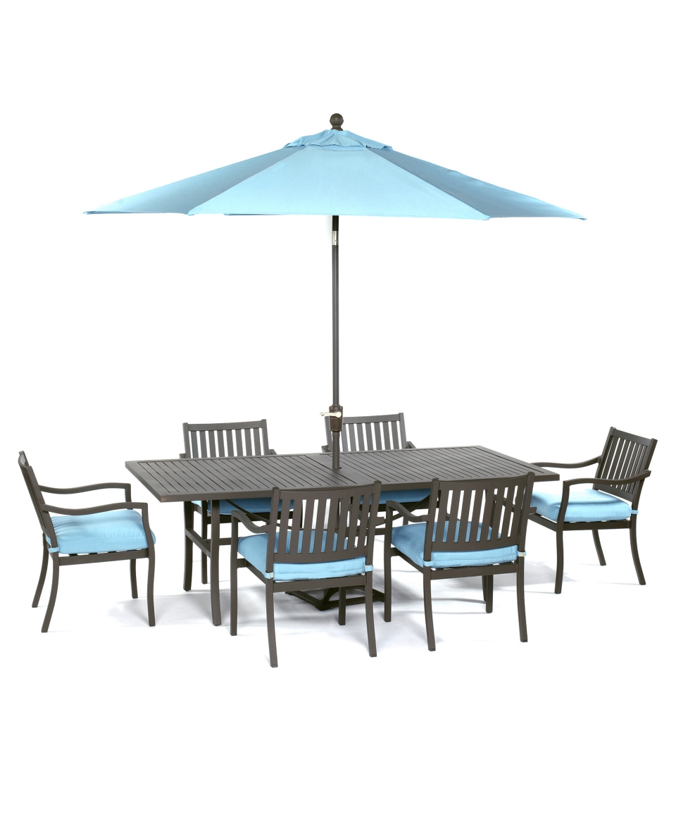 Holden Outdoor Patio Furniture, 7 Piece Set (84 x 42 Dining Table