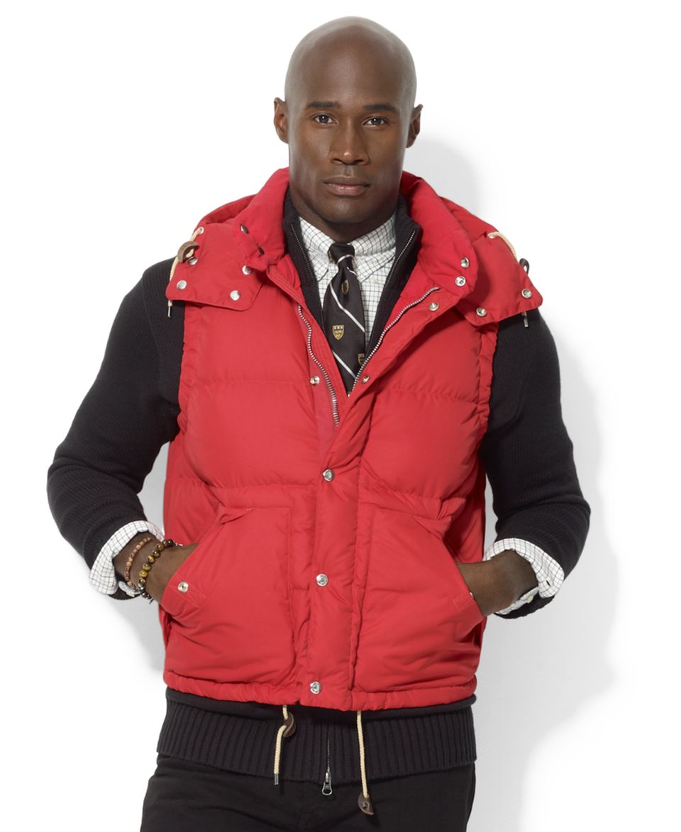 Polo Ralph Lauren Outerwear, Snow Polo Team Racer Vest   Mens Coats