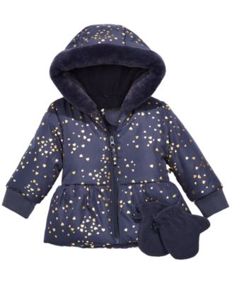 baby jacket with mittens