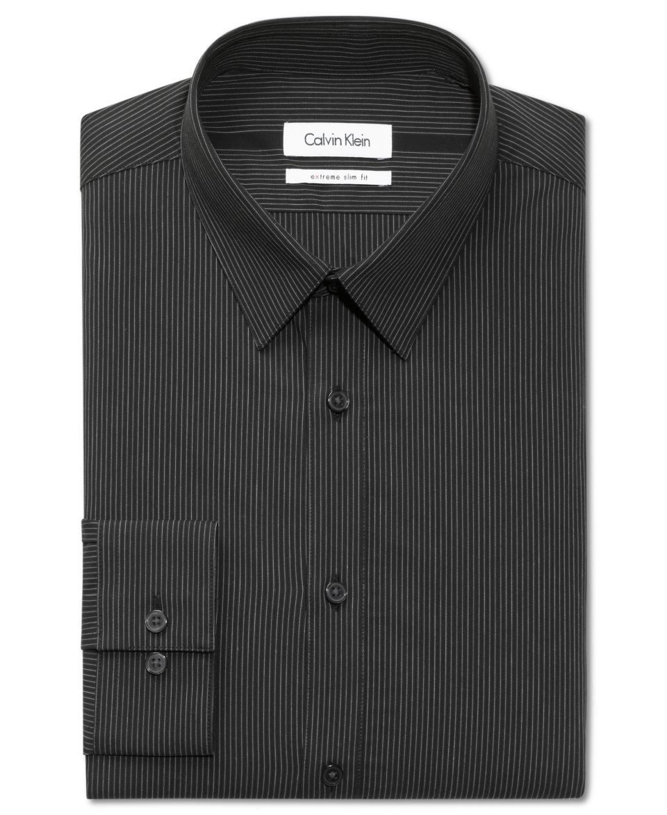 Calvin Klein X Dress Shirt, Solid Slim Fit   Mens Dress Shirts   