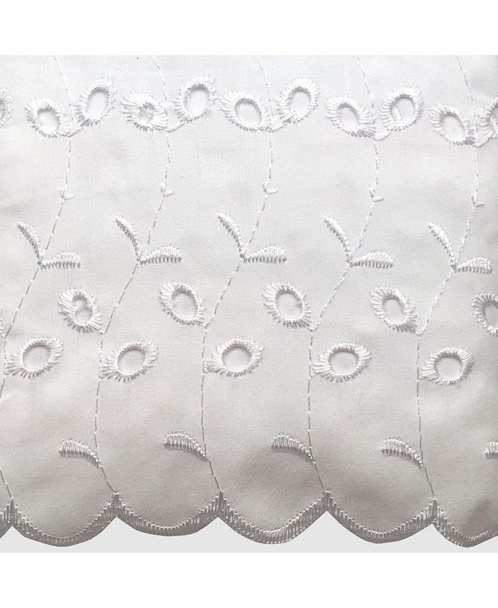 Fresh Ideas Ruffled Eyelet Twin Bed Skirt & Reviews Sheets