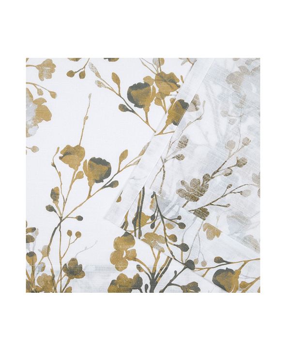 Exclusive Home Nicole Miller Lillian Floral Cotton Hidden ...