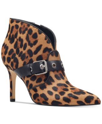 leopard booties macys