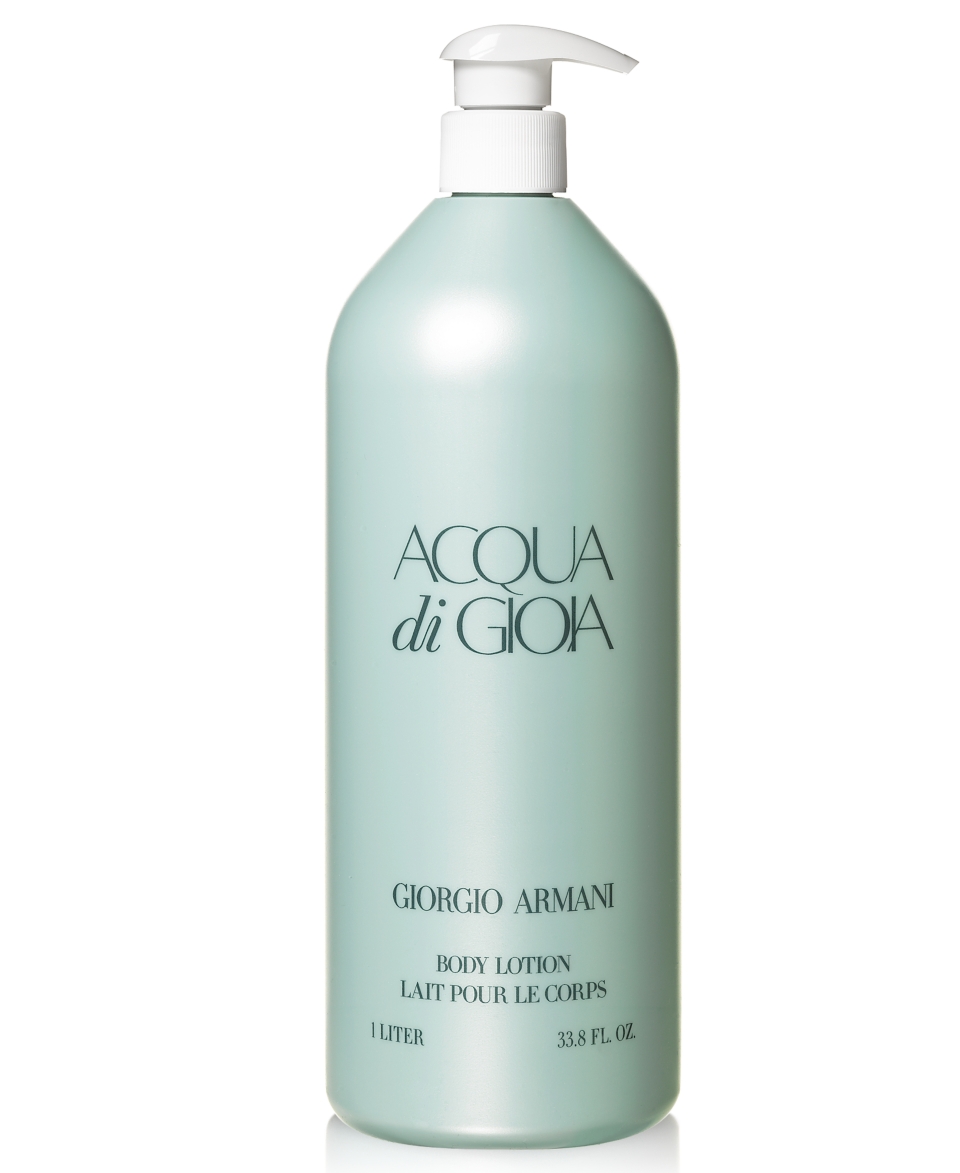 Giorgio Armani 1 Liter Body Lotion   Only $15 with your $82 Giorgio