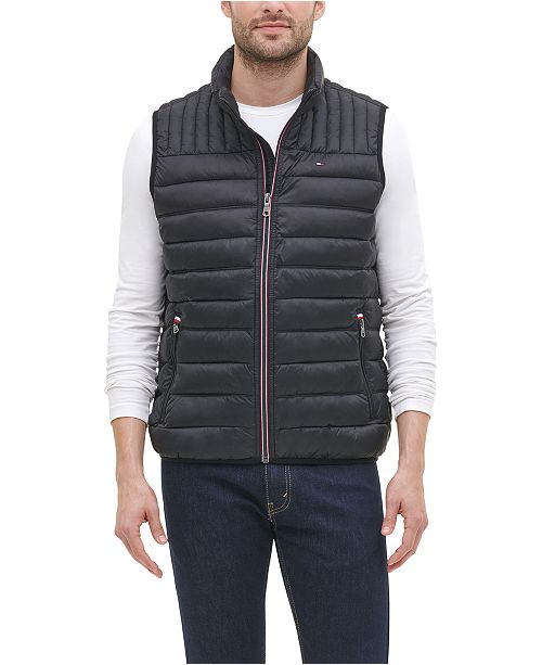 Tommy Hilfiger Men S Quilted Vest Created For Macy S Reviews Coats Jackets Men Macy S