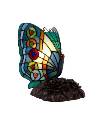 tiffany style butterfly table lamp