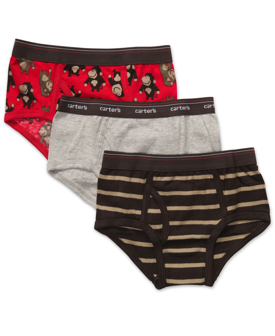 Carters Kids Underwear, Toddler and Little Boys 3 Pack Briefs   Kids