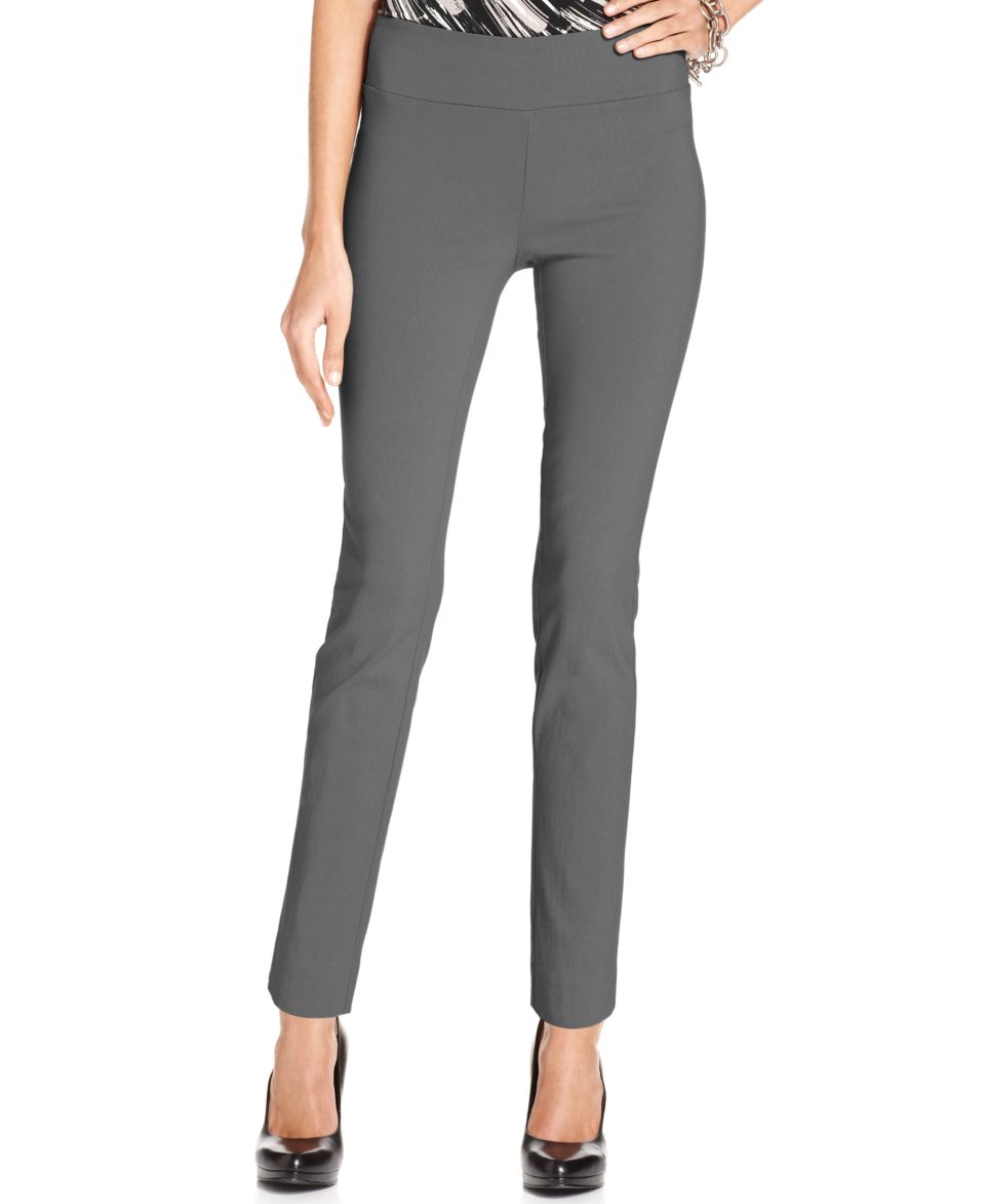 Alfani Petite Pants, Tummy Control Skinny Pull On   Pants   Women