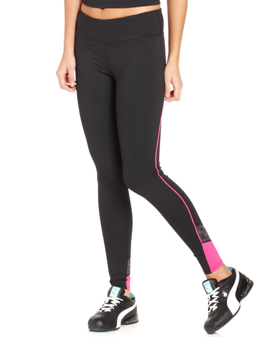 Calvin Klein Performance Pants, Colorblock Active Leggings   Womens