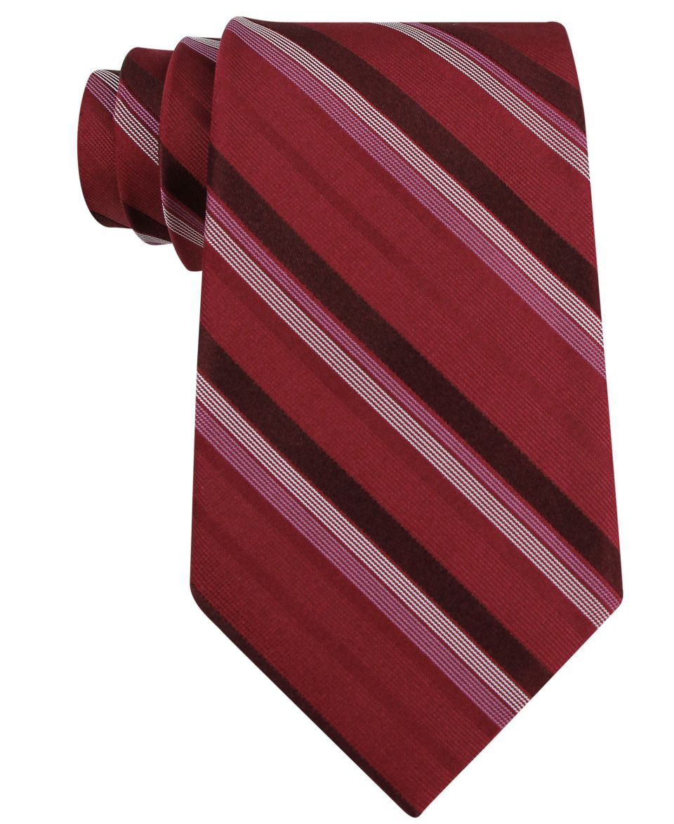 Calvin Klein Tie, Platinum Gem Stripe  