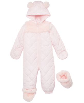 macy's baby snowsuit