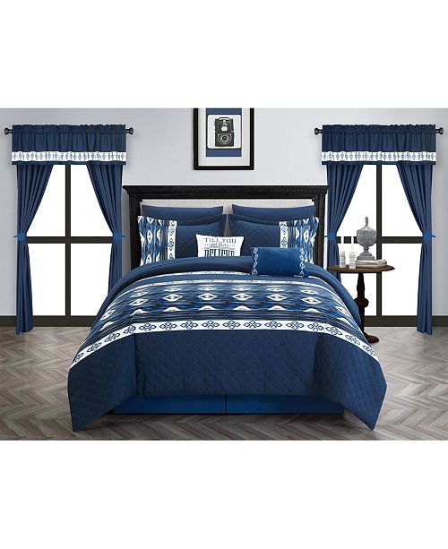 Chic Home Safforn 20 Pc King Comforter Set Reviews Comforters Fashion Bed Bath Macy S