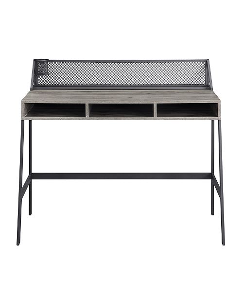 Walker Edison Mesh Back Writing Desk Reviews Furniture Macy S