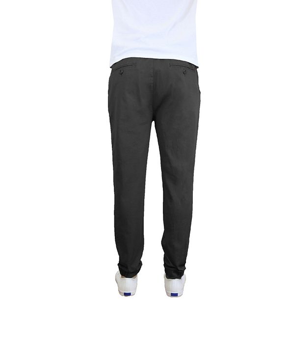 Galaxy By Harvic Men's Basic Stretch Twill Joggers & Reviews - Pants ...