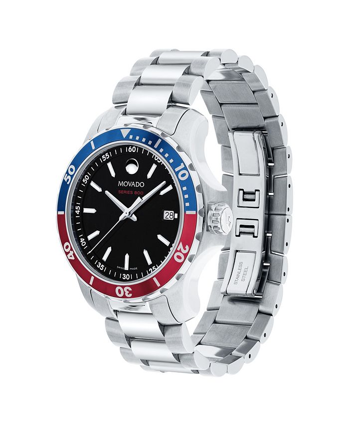 movado men's edge swiss quartz watch