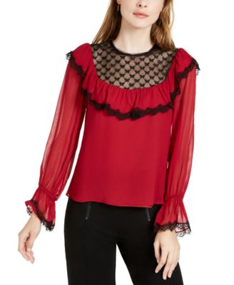 macys silk blouses