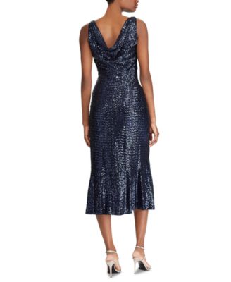 Lauren Ralph Lauren Sequined Cocktail Dress, Created For Macy's ...