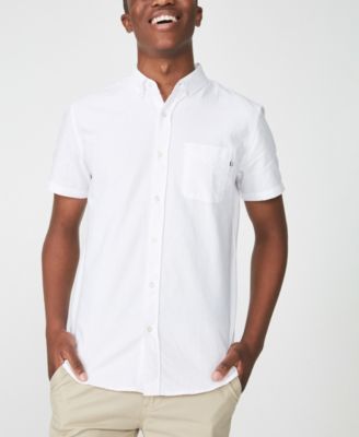 macys mens button down short sleeve shirts