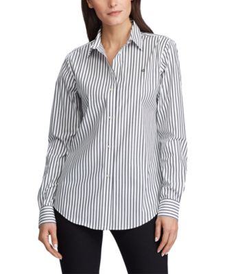 macy's ralph lauren petite tops