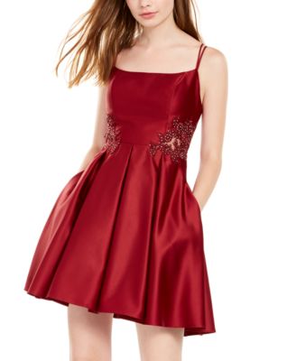 red cocktail dress at macy's